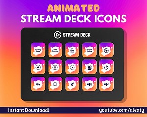Animated Stream Deck Icons / Animated Paint Icons / Animated Icons / Twitch Icons / Icon Gifs - Etsy Canada