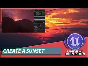 Unreal Engine 5 Create a Sunset from Scratch Template | UE5 Atmosphere System Tutorial
