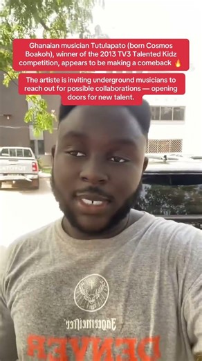 I’m ready to work with upcoming artists ~ Tutulapato #ghanaentertainment #ghcelebs #ghmusic