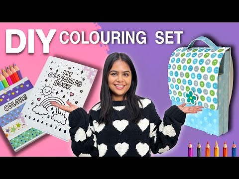 Make Your Own Colouring Set DIY 🎨🖌