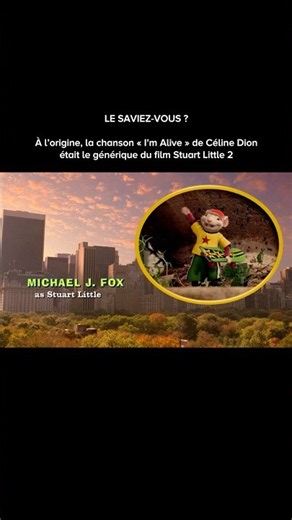 Vous pouvez le remarquer dans le clip 👀 #stuartlittle2 #celinedion #célinedion #imalive