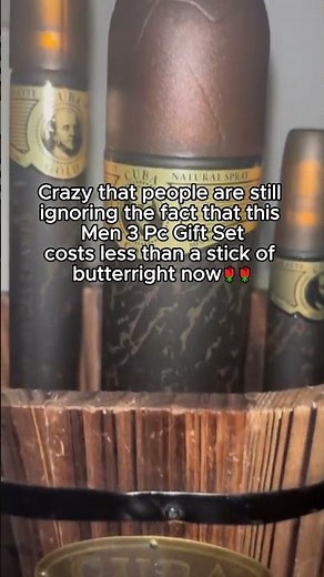 Cuba gold cologne set: great smell, unique design, fantastic gift!