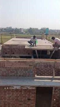 Part-1/1000 Sqft 2nd Floor Slab Shuttering Process (Start To Finish )/ Shuttering & Staging Method