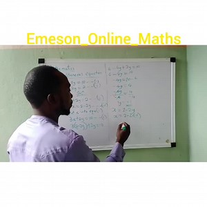 Solving simultaneous equation | Emeson tv