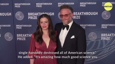 Seth Rogen's Trump Joke Cut from Breakthrough Prizes Ceremony