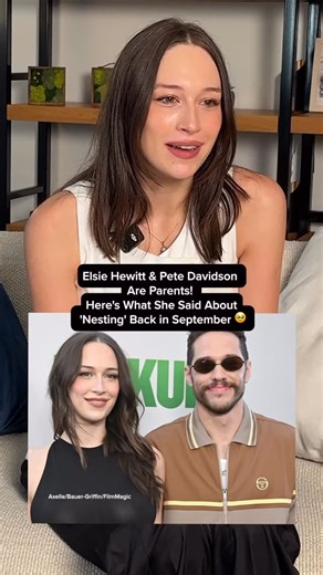 People Magazine on Instagram: "#ElsieHewitt is a mom! ❤️ Back in September, she told PEOPLE about how she and #PeteDavidson were preparing to welcome their first child together. 🥹"