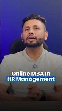 Online MBA In HR Management 2026 | Human Resource Management | HR Management | Online MBA Admission
