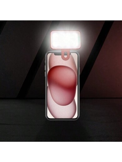 NEXOSYNTH 3-Level Adjustable Color Temperature LED Selfie Light, Rechargeable Phone Selfie Lamp, Computer Video Conference Lighting, Portable Mini Lamp | SHEIN