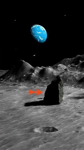 Moon Mystery: Alien or ghost seen on the moon? #alien #moon