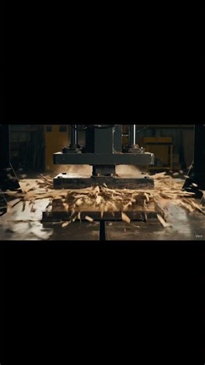 Hydraulic Press Flattens Plywood | Extreme Wood Splinter ASMR | Let's Crush