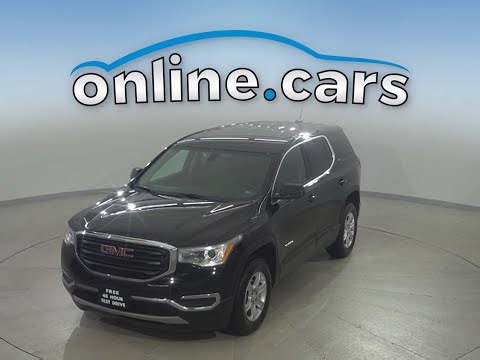 A58800HA Used 2019 GMC Acadia Black SUV Test Drive, Review, For Sale