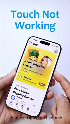 Fix Screen is frozen - Touch doesn't work on iPhone