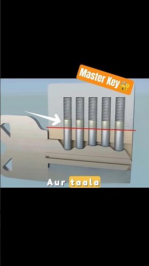 How Does a Master Key Open Multiple Locks? The Secret Explained #shorts