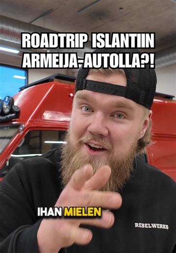 Lähdetään ISLANTIIN 6X6 ARMEIJA-AUTOLLA tänä kesänä? 😂🤯 Käy kattomassa uudelta Tubevideolta, että minkälainen auto investoitiin reissulle! 😮‍💨 Linkki biossa! 🔥 Nyt on muuten ehkä kovin maastokuorma-auto, mikä tulee mieleen! 😎 #roadtrip #islanti #offroad #retkipaku #kuormaauto