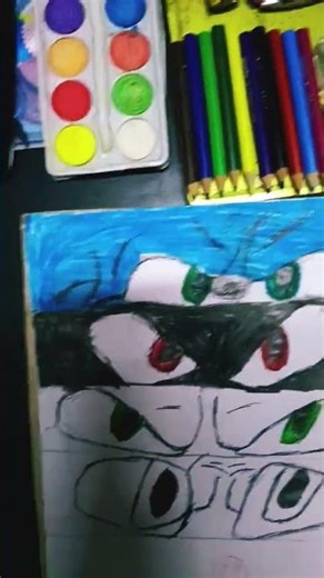 shadow eyes 👀 shadow versus Sonic like and share 😎💪⚡