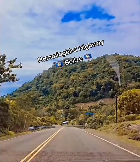 Hummingbird Highway is one of the four major highways in Belize..It connects the #GeorgePriceHighway outside of #Belmopan, #CayoDistrict to the #SouthernHighway outside of #Dangriga, #StannCreekDistrict., 🎥video 📹 - @ chaka_xtendo#belizeplaces #travelbelize #Belizeplease #Caribbean