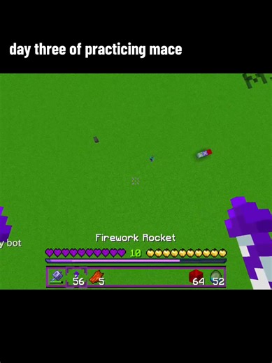 Progressing with Mace Practice in Minecraft