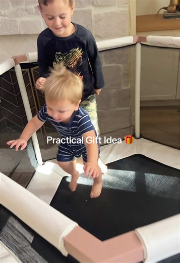 The Square House 5ft kids trampoline is the perfect mix of fun and aesthetic — safe, compact, and cute enough to keep out year-round 🩵🎯 @SquareHouse #kidsgifts #trampoline #tiktokshopblackfriday #tiktokshopcybermonday #tiktokshopcreatorpicks