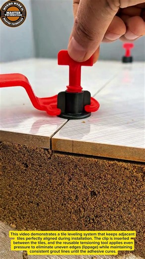 This Tile Leveling System Delivers Perfectly Flat Floors Every Time! 🔥🧱