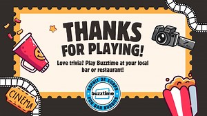 Lights, camera, TRIVIA!  | Buzztime | Facebook