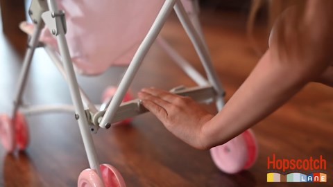Hopscotch Lane My Baby Doll’s Fold & Go Stroller, Baby Doll Travel Stroller, Children Ages 2