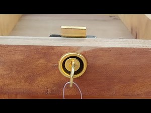 How to install cabinet lock | Drawer Lock types| Drawer Lock Godrej| Multi drawer lock installation