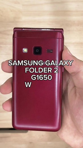 Samsung Galaxy Folder 2 G1650 Wine Red - Features and Reviews