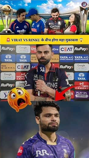 🚨 Fans were shocked to see the heated argument between VIRAT KOHLI and RINKU SINGH before the mat...
