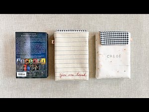 Chloe Book Pouch | Beginner Friendly Pouch | Book Sleeve DIY