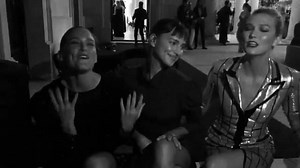 Celebrating @voguespain 30th anniversary with the best @irinashayk @karliekloss | Bar Refaeli