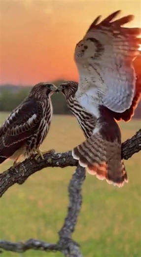 He Saved a Baby Hawk… The Ending Is Incredible 🦅❤️ #shorts