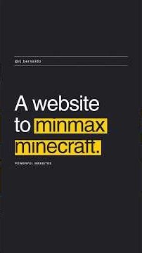 A website to minmax minecraft. Here’s the link: rjbernaldo.com/free-spreadsheet
