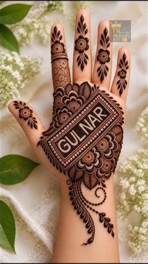 Amazing mehndi hack ✨️ 😱 Teej, Eid, Rakhi Mehndi | mehndi design | mehndi ka design |Mehndi