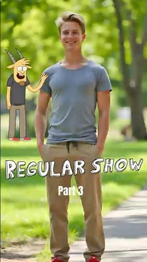 👓 Regular Show Characters as Real People! 💣 AI Transformation! 🎉 #ai #regularshow #cartoonnetwork