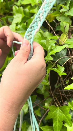 Making a dog leash! 8 strand flat plait #create #macrame #crafting #handmade #diy #make #braid
