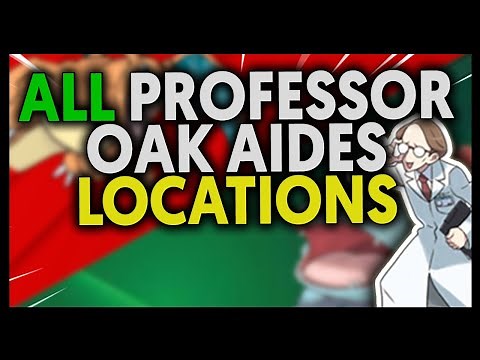 ALL PROFESSOR OAK AIDES LOCATIONS ON POKEMON FIRE RED AND LEAF GREEN