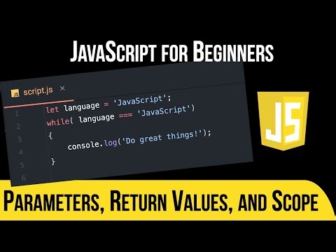 Parameters, Return Values, and Scope
