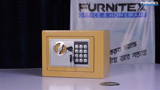  COMPACT SECURITY, MAXIMUM PEACE OF MIND!  Keep your valuables safe...