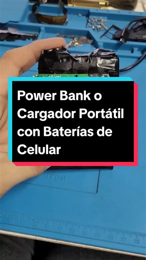 Power Bank casero: Cargador con Baterías Recicladas
