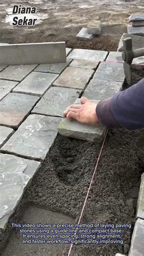 Perfect Paver Installation Technique | Fast & Precise Results