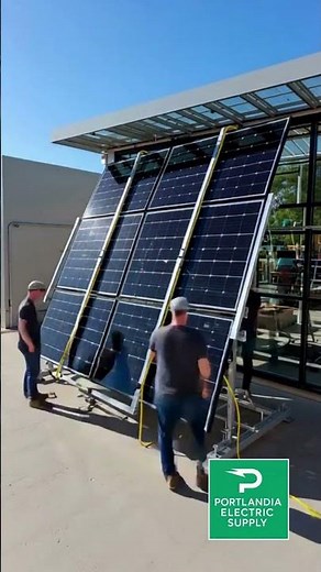 Solar panel installation / tilt-frame setup