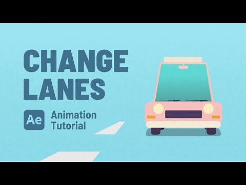 How to Animate a Car Changing Lanes - After Effects Tutorial #79