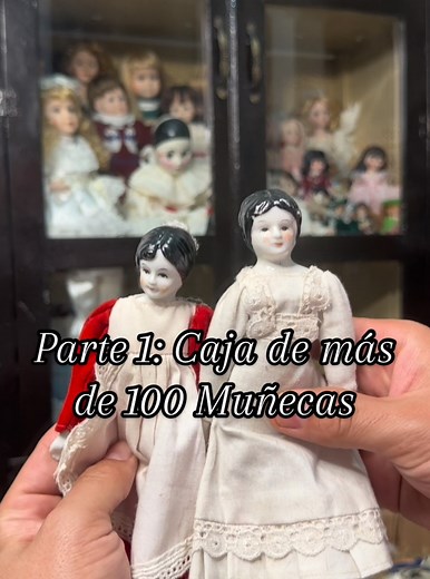 Parte 1: Caja de más de 100 muñecas #Vtg #VintageDoll #RetroDoll #AntiqueDoll #PorcelainDoll #DollCollector | Dolleccionista