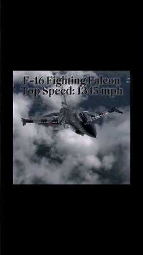 The F-16 top speed