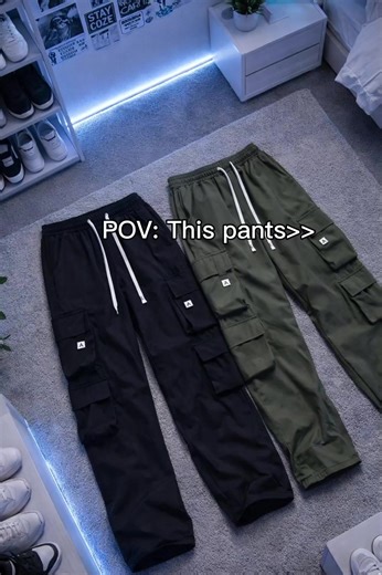Stylish Women’s Loose Fitting Cargo Pants