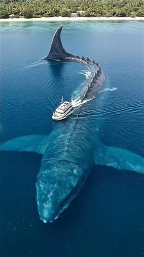 Hewan terbesar yang pernah ada di Bumi, dia masih hidup bareng kita sekarang! 😱 #whale #shorts