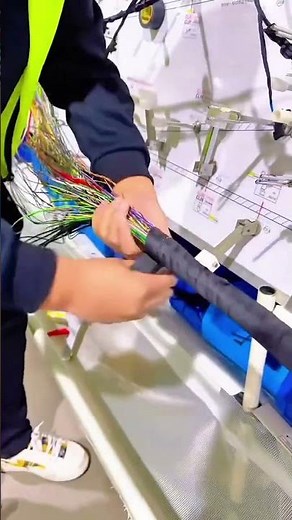 Manual Wire Harness Assembly and Bundling Process