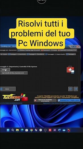 Risolvi tutti i problemi del tuo PC Windows! #windows #pc #computer
