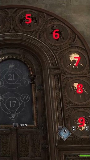 How to open the doors with symbols in Hogwarts Legacy