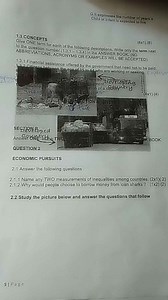 Question 1.3: ConceptsGive ONE term for each description. Writ... | Filo